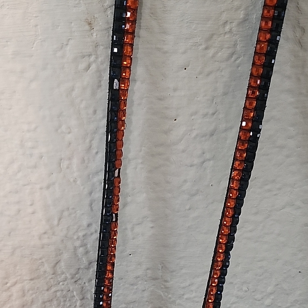 NFL Team Lanyard/Denver Broncos and Card Holder - Blue and Orange - Picture 5 of 5